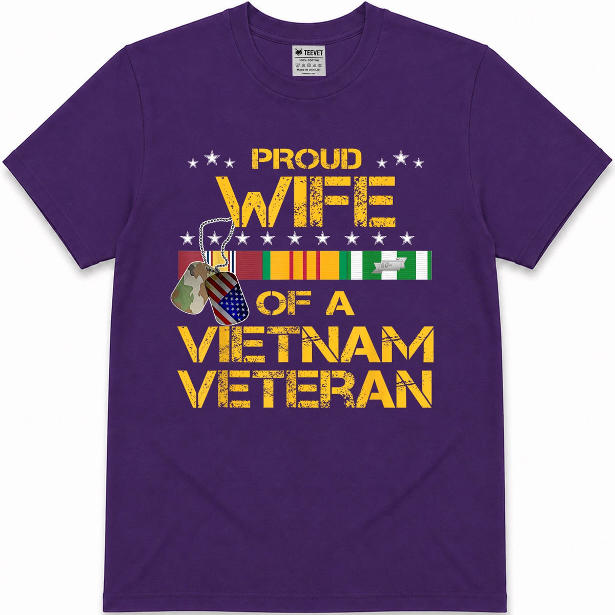 Proud Wife of A Vietnam Veteran My Husband is A Hero T-Shirt T-Shirt