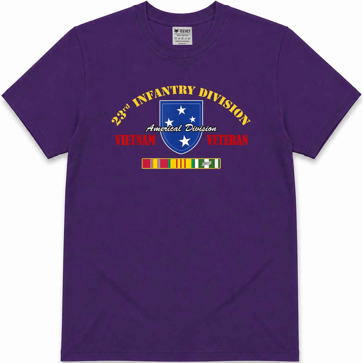23RD INFANTRY DIVISION Vietnam Veteran T-Shirt