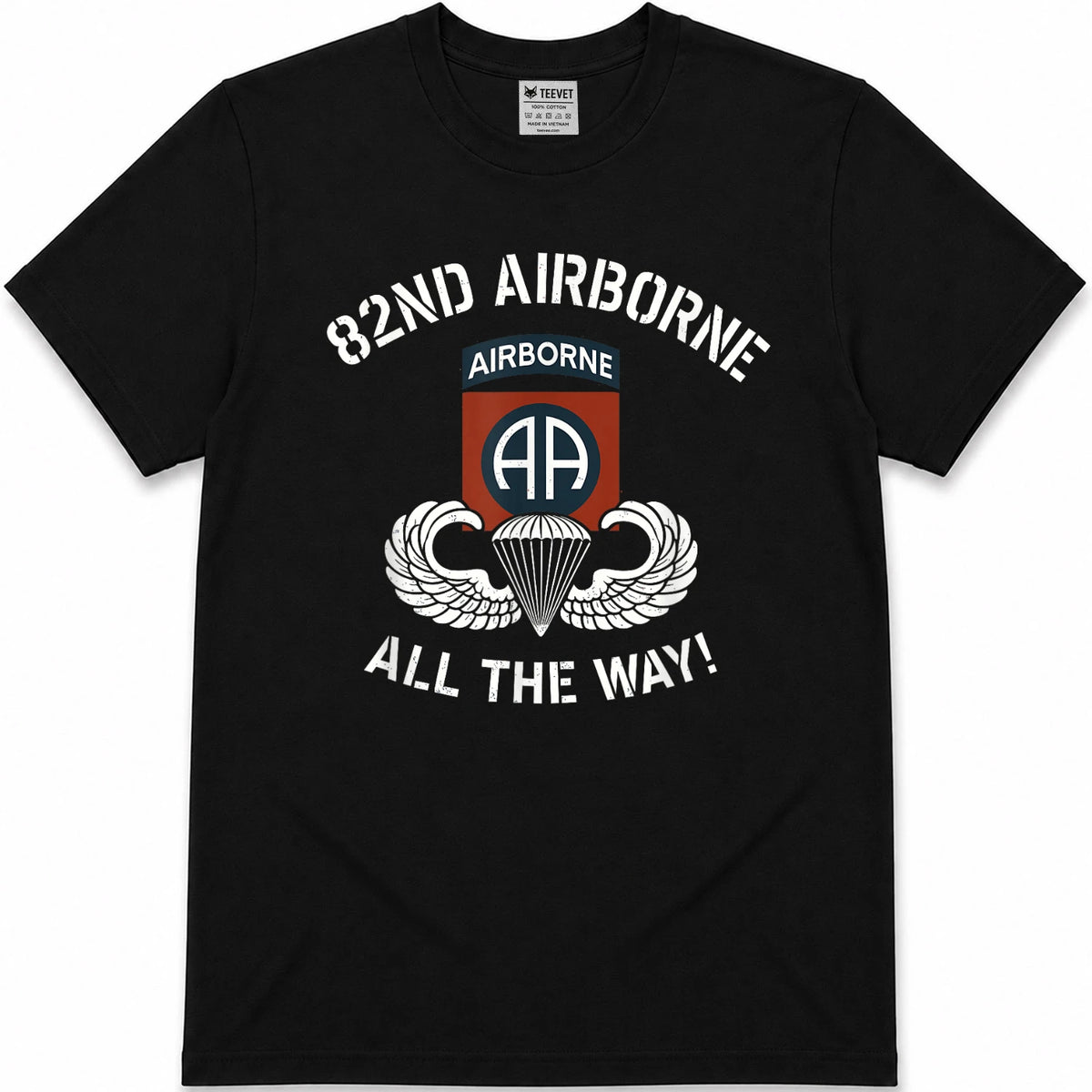 82nd Airborne Division Infantry Paratrooper Vietnam Veteran T-Shirt