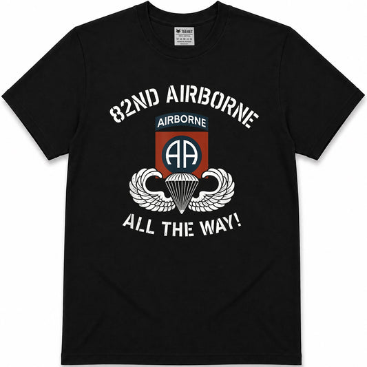 82nd Airborne Division Infantry Paratrooper Vietnam Veteran T-Shirt