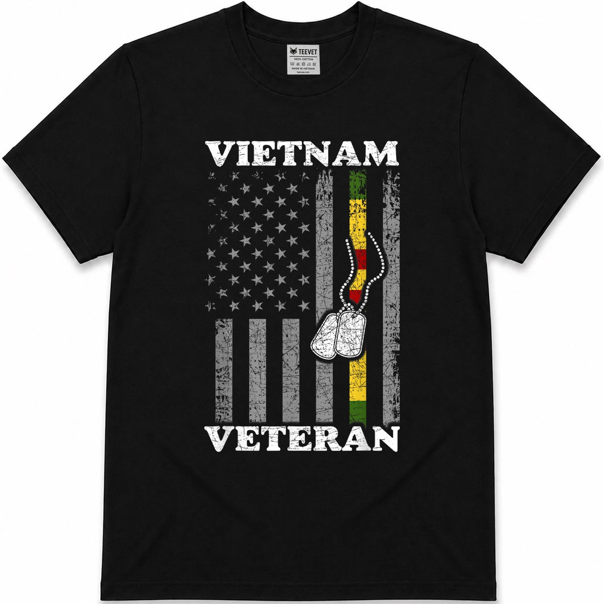 Patriotic American Proud Veteran Vietnam Veteran T-Shirt