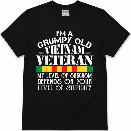 Never Underestimate an Old Man Who is Also Vietnam Veteran T-Shirt