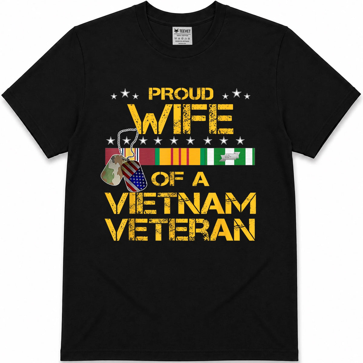 Proud Wife of A Vietnam Veteran My Husband is A Hero T-Shirt T-Shirt
