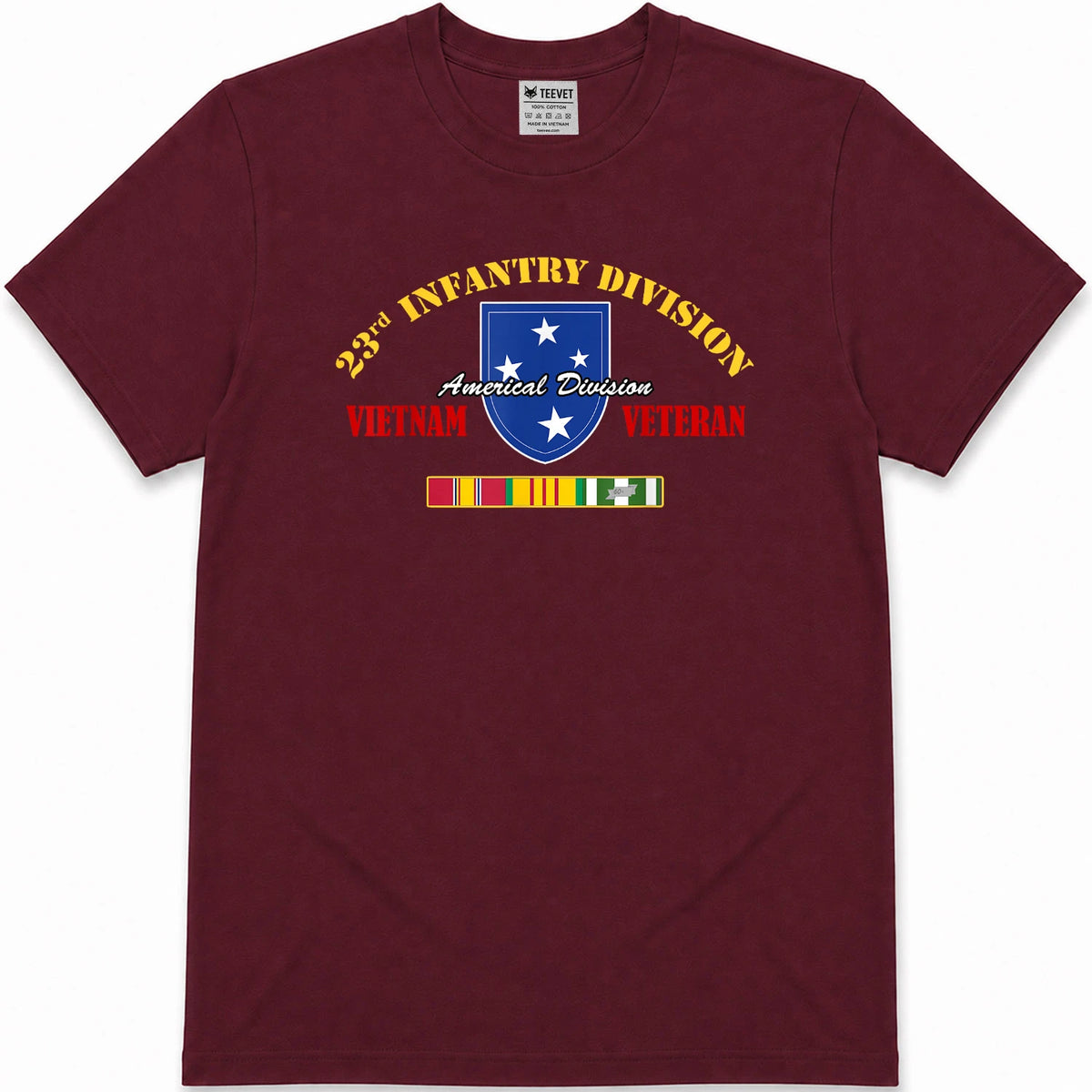 23RD INFANTRY DIVISION Vietnam Veteran T-Shirt