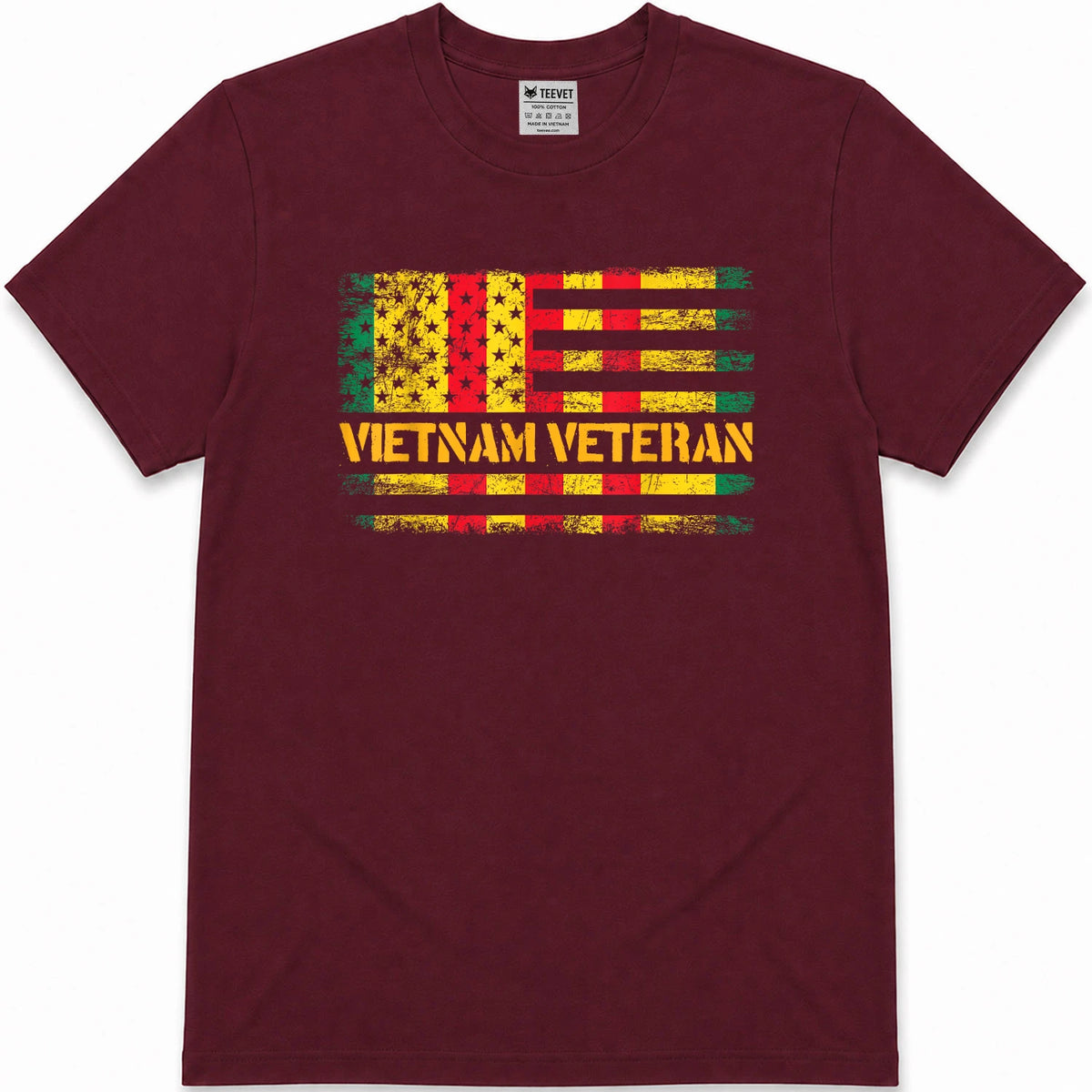Proud Retired Men USA Vietnam Veteran T-Shirt
