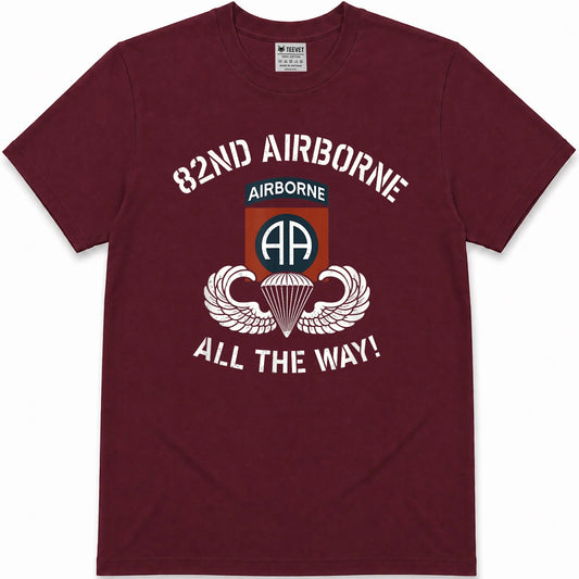 82nd Airborne Division Infantry Paratrooper Vietnam Veteran T-Shirt