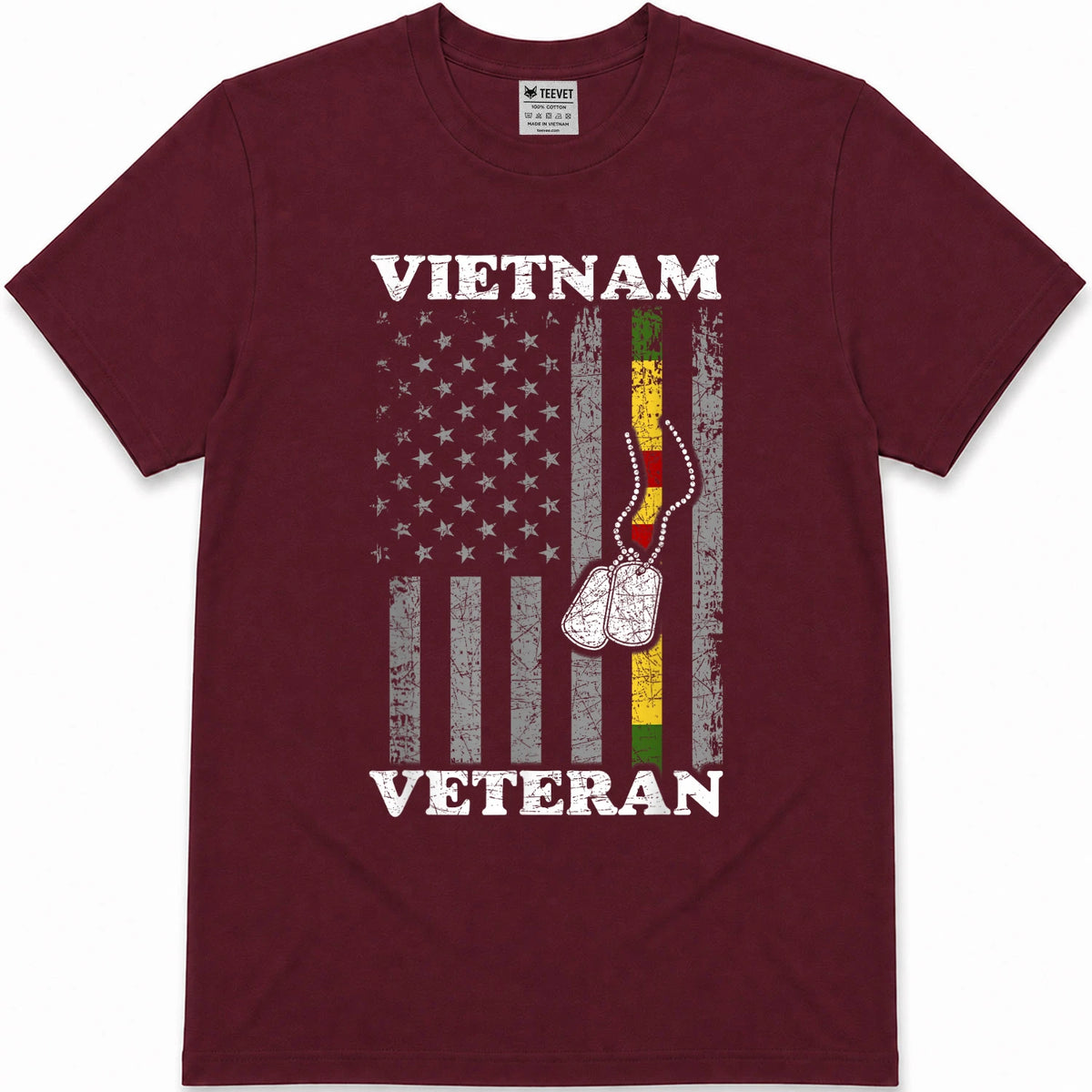 Patriotic American Proud Veteran Vietnam Veteran T-Shirt