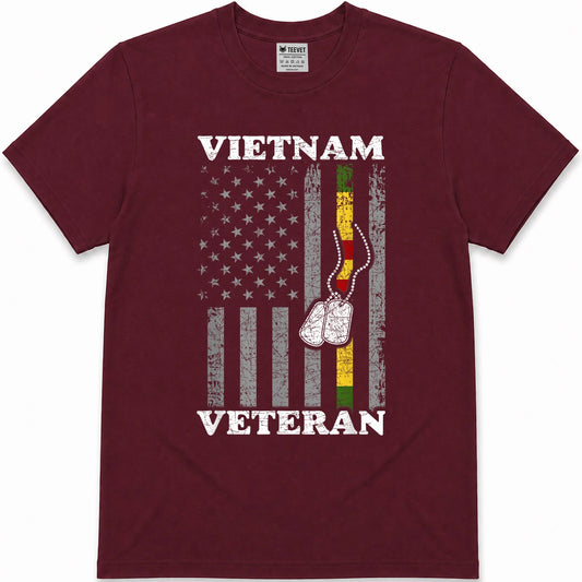 Patriotic American Proud Veteran Vietnam Veteran T-Shirt