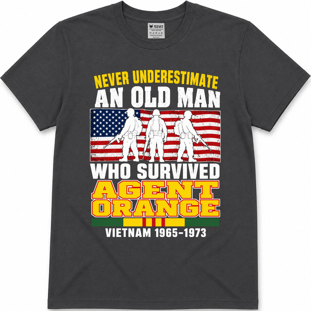 Never Underestimate An Old Man Who Survived Agent Orange T-Shirt