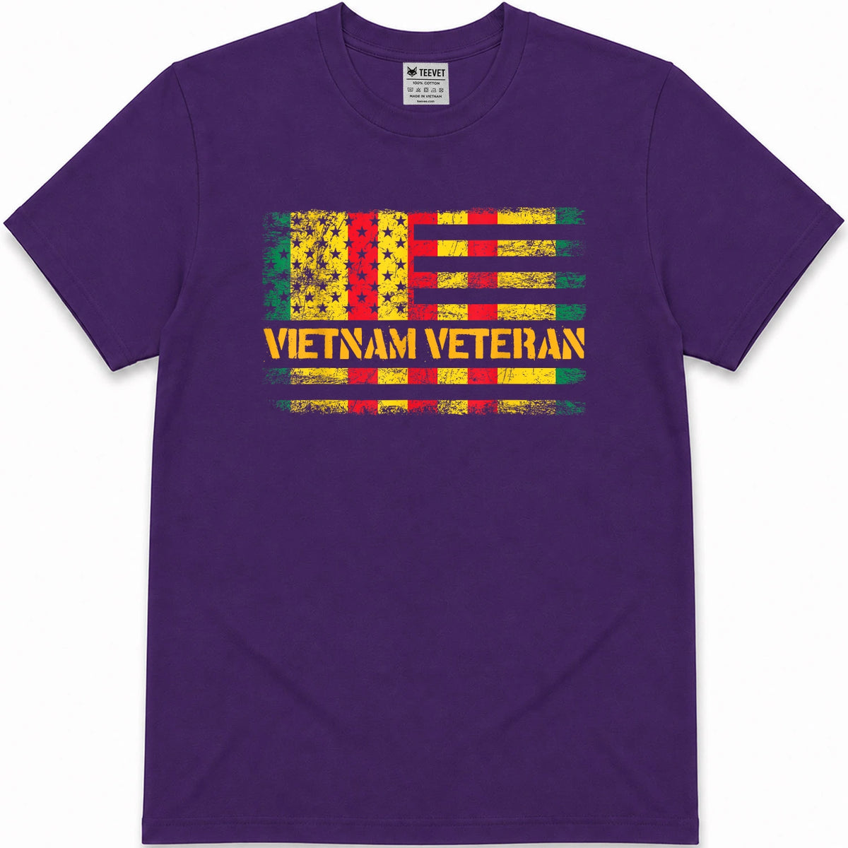 Proud Retired Men USA Vietnam Veteran T-Shirt