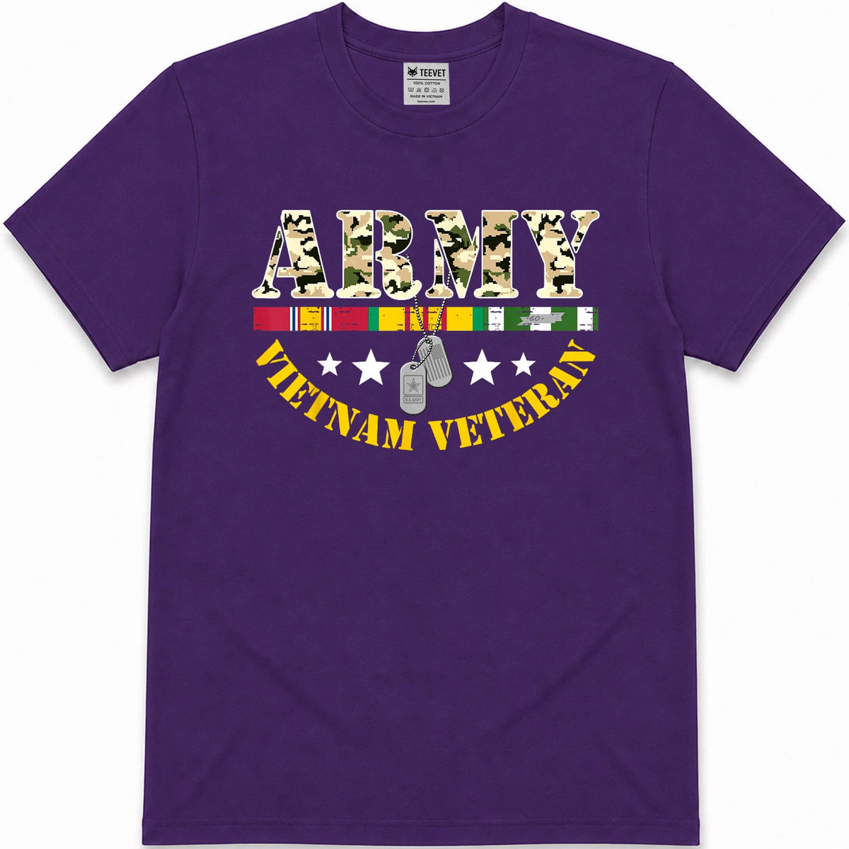 US Army Vietnam Veteran USA Flag Shirt, Veteran Vietnam Army T-Shirt