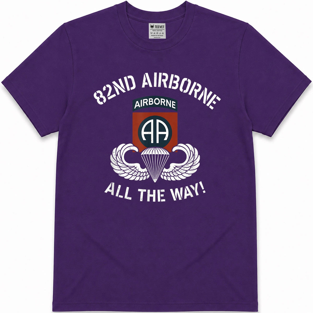 82nd Airborne Division Infantry Paratrooper Vietnam Veteran T-Shirt