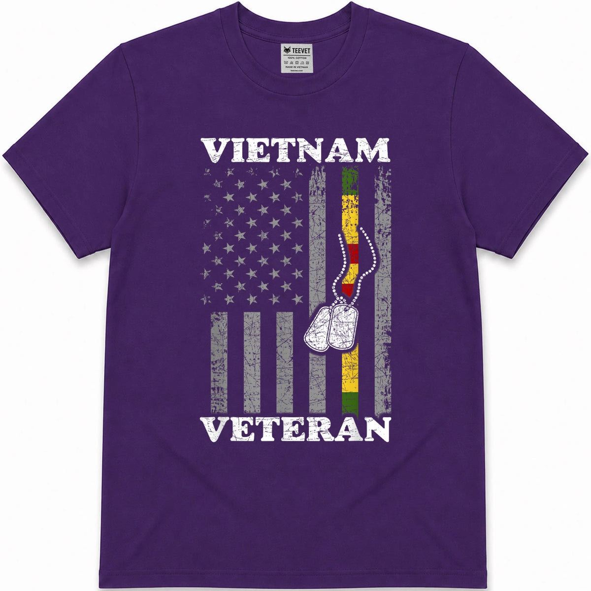 Patriotic American Proud Veteran Vietnam Veteran T-Shirt