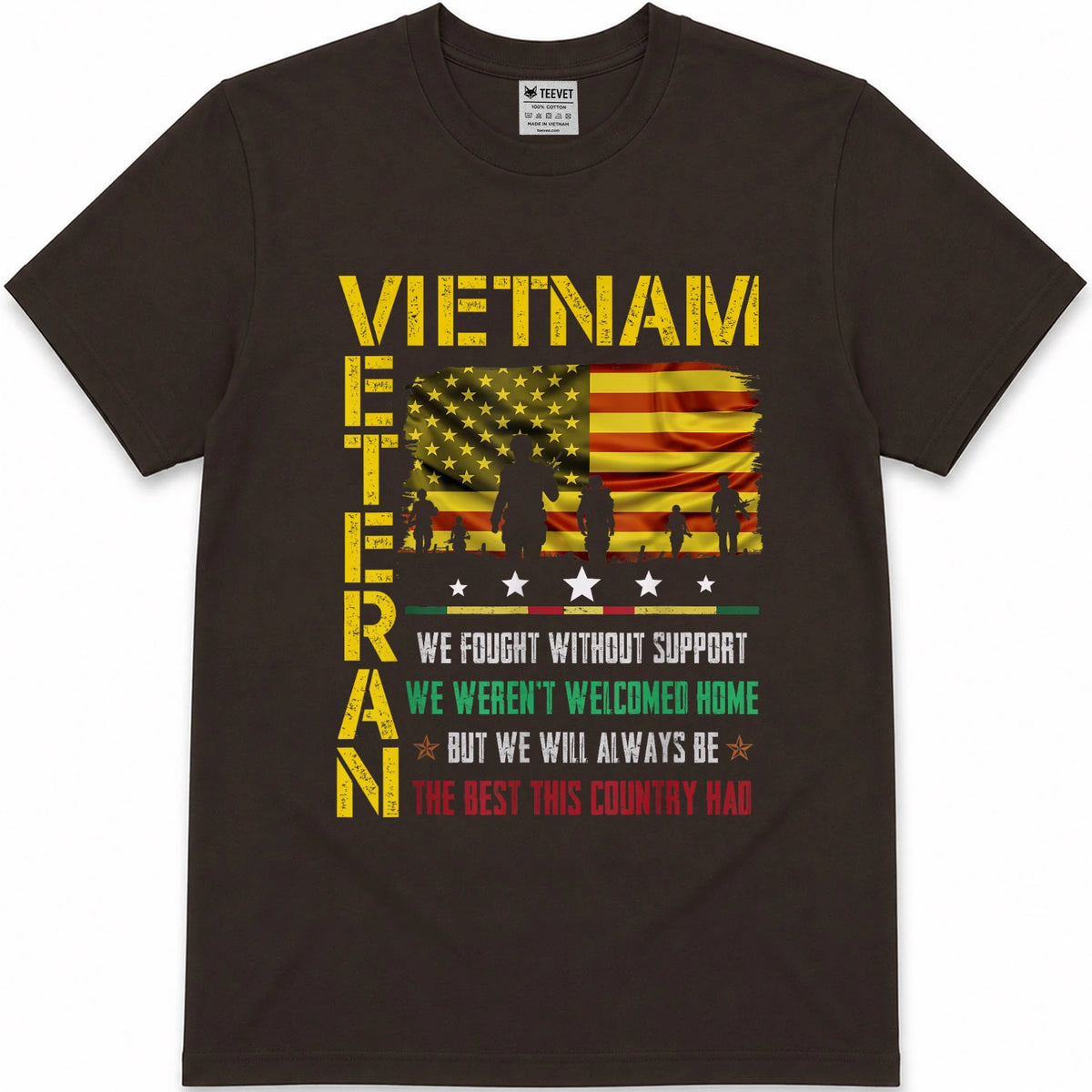 Vietnam Veteran We Fought Without Support Memorial Day T Shirts