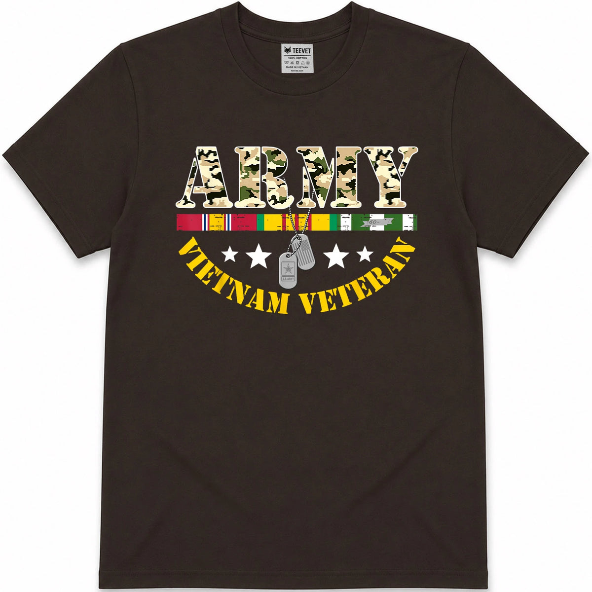 US Army Vietnam Veteran USA Flag Shirt, Veteran Vietnam Army T-Shirt