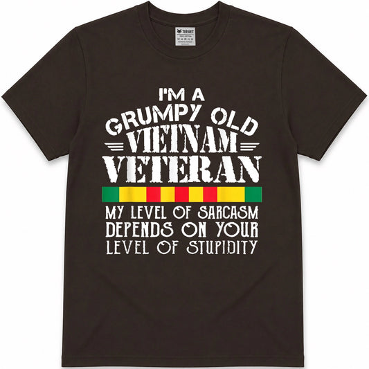 Never Underestimate an Old Man Who is Also Vietnam Veteran T-Shirt