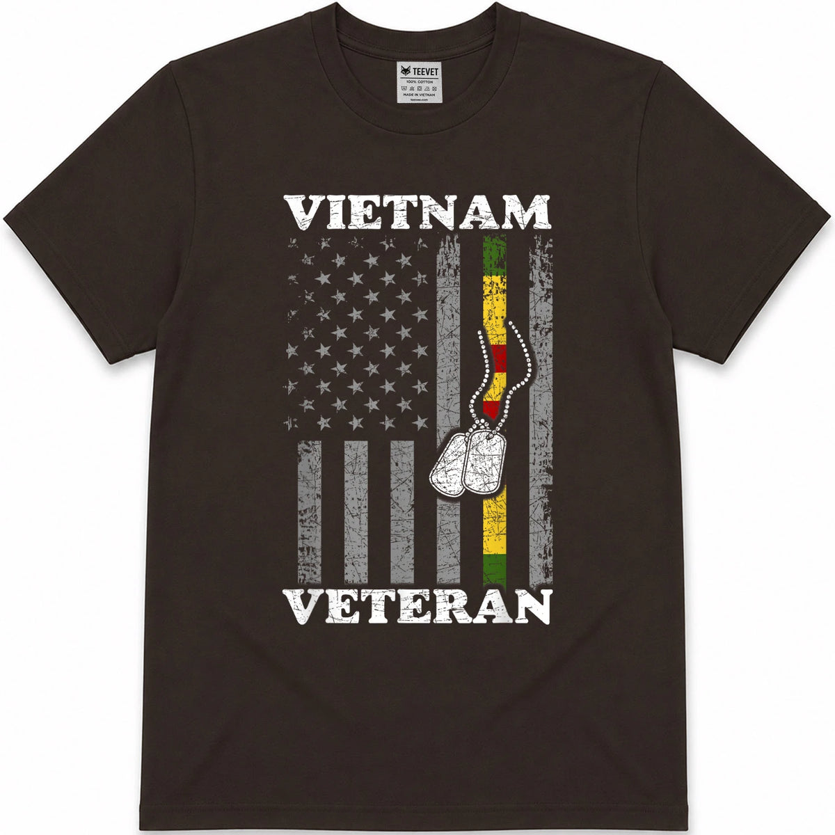 Patriotic American Proud Veteran Vietnam Veteran T-Shirt