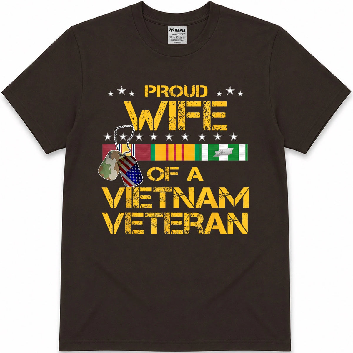 Proud Wife of A Vietnam Veteran My Husband is A Hero T-Shirt T-Shirt