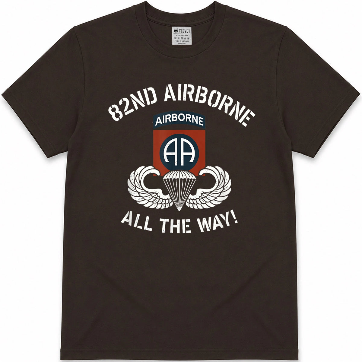 82nd Airborne Division Infantry Paratrooper Vietnam Veteran T-Shirt