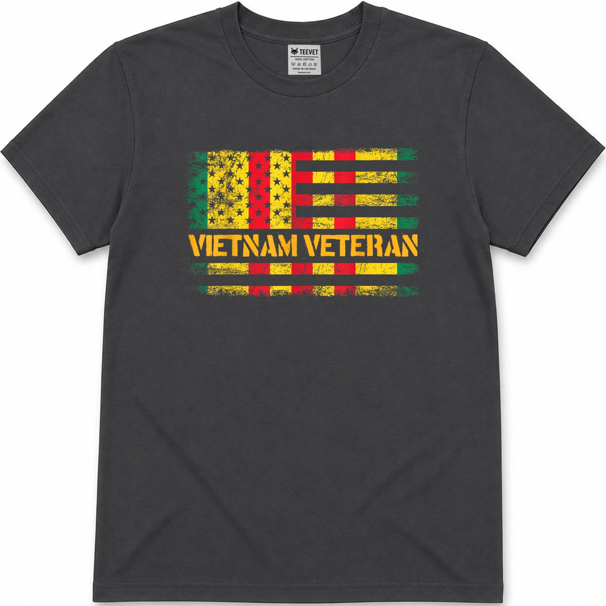 Proud Retired Men USA Vietnam Veteran T-Shirt