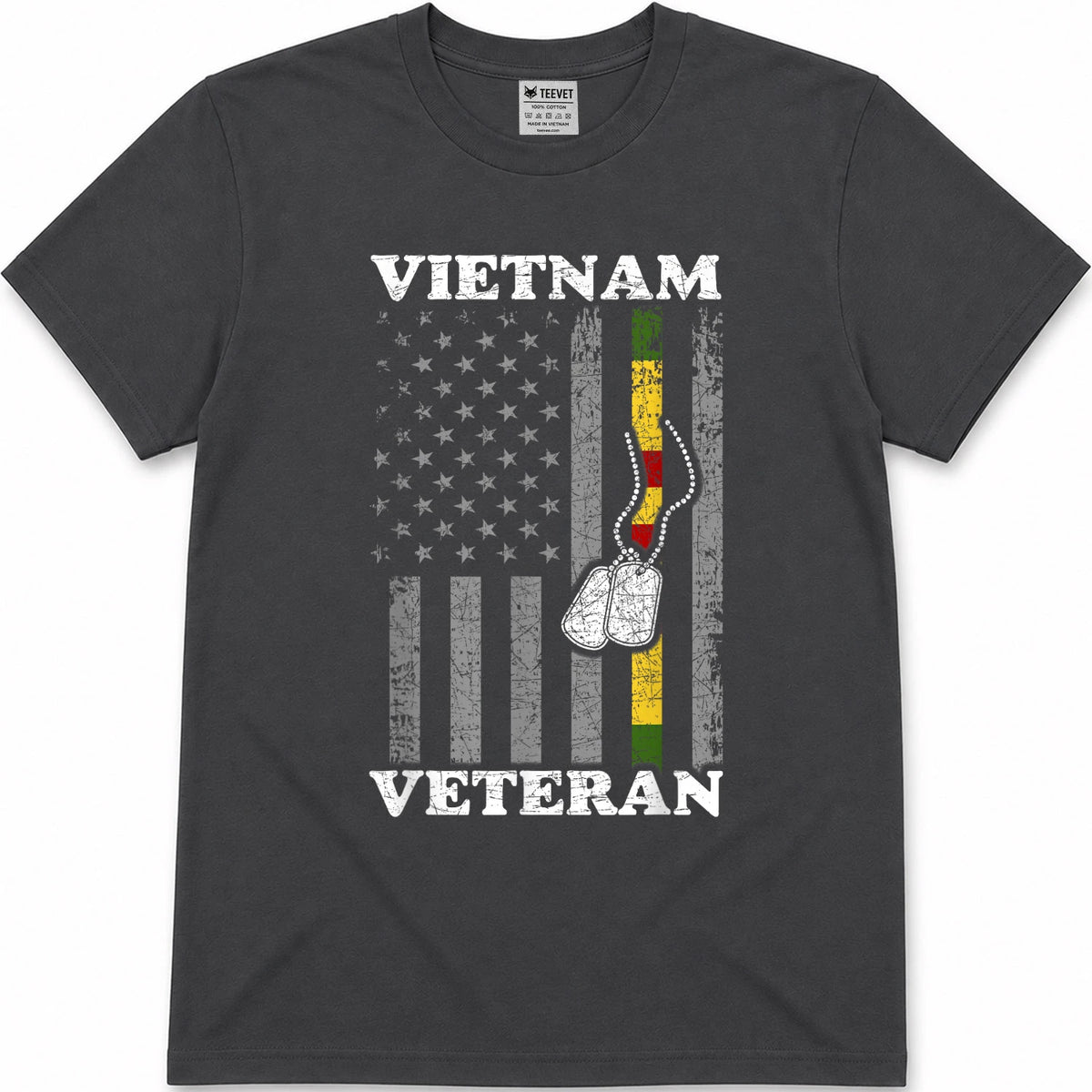 Patriotic American Proud Veteran Vietnam Veteran T-Shirt