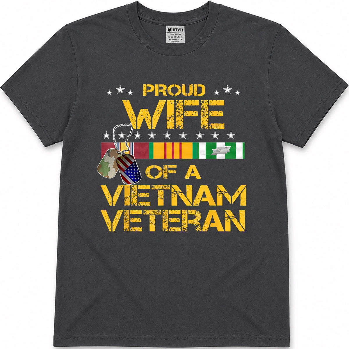 Proud Wife of A Vietnam Veteran My Husband is A Hero T-Shirt T-Shirt