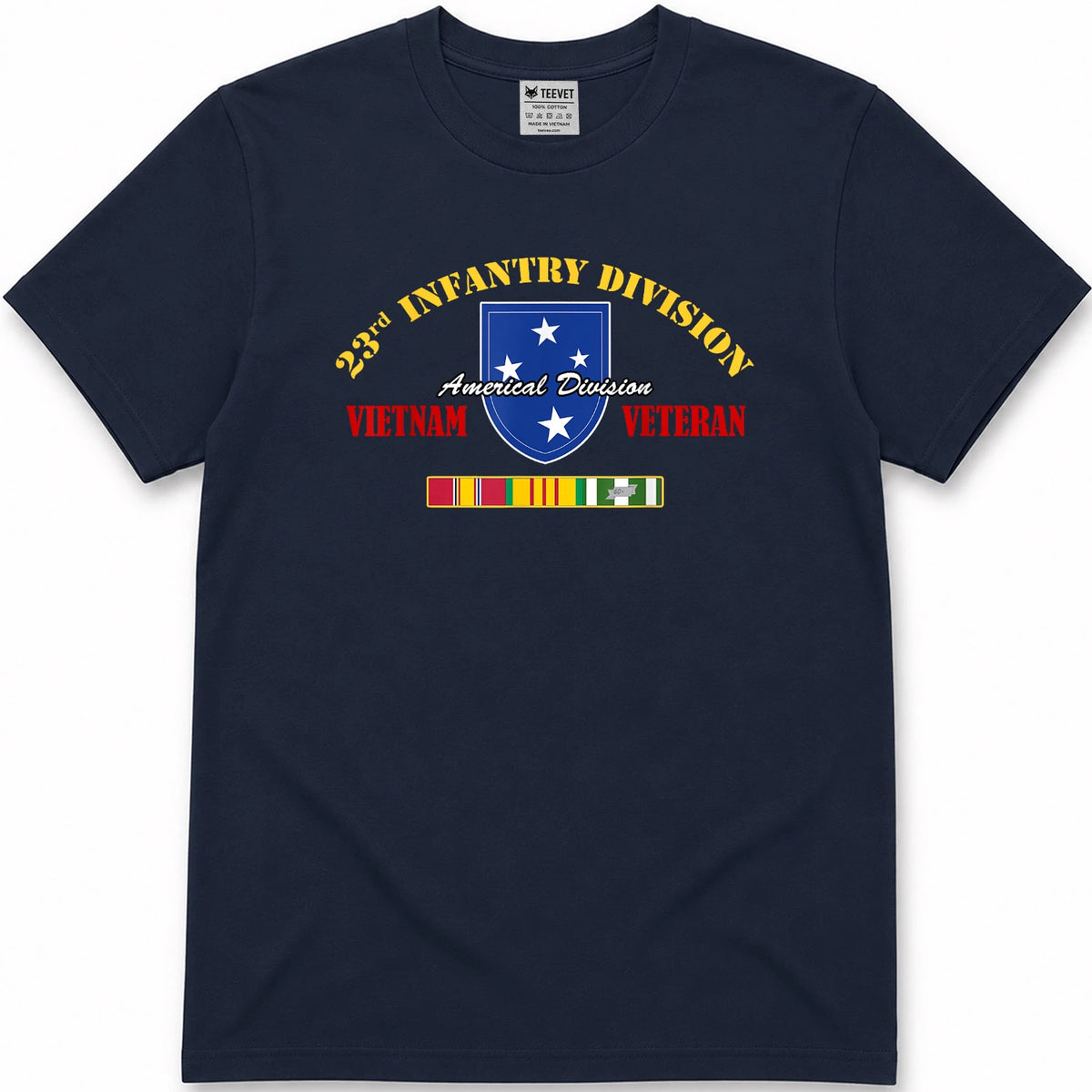 23RD INFANTRY DIVISION Vietnam Veteran T-Shirt