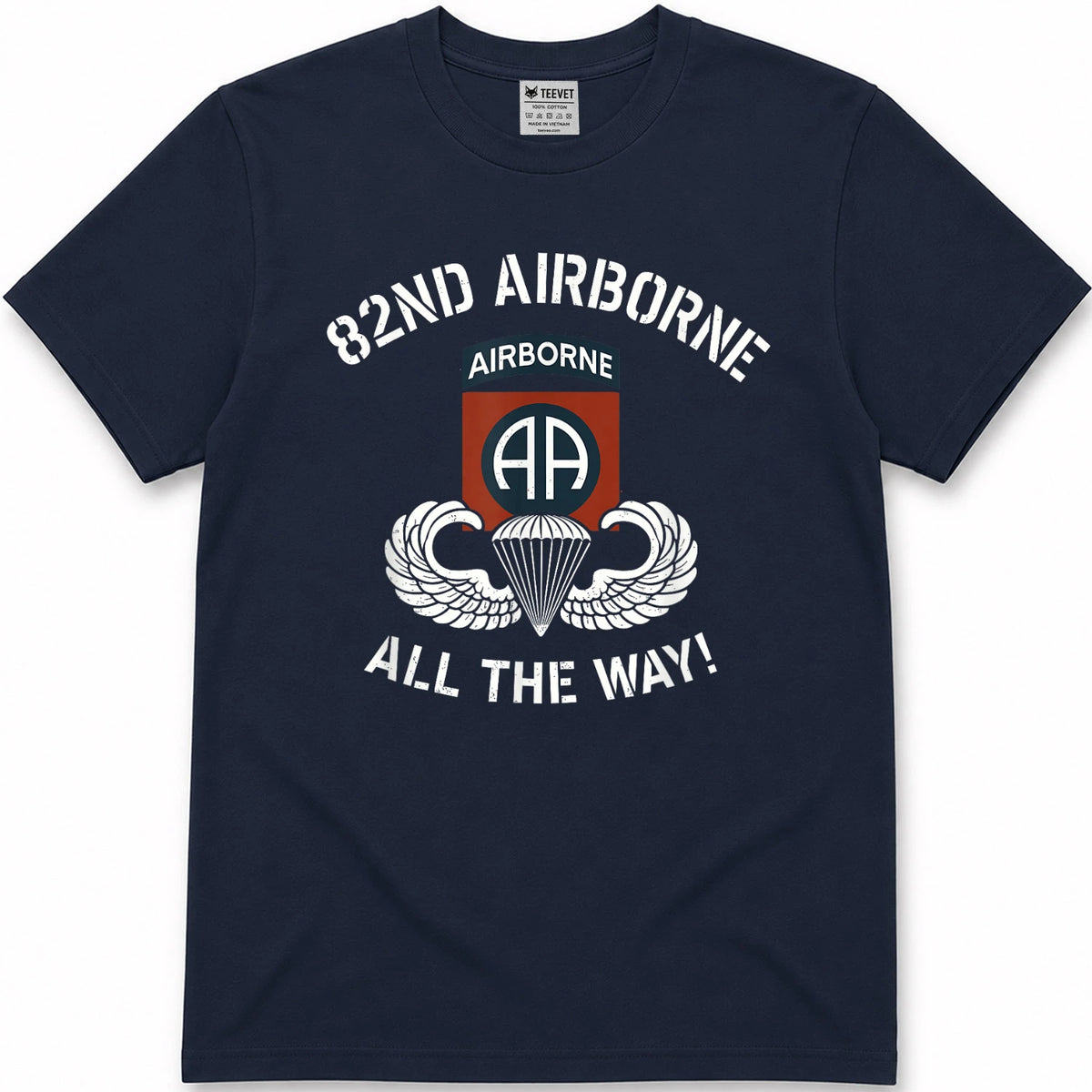 82nd Airborne Division Infantry Paratrooper Vietnam Veteran T-Shirt