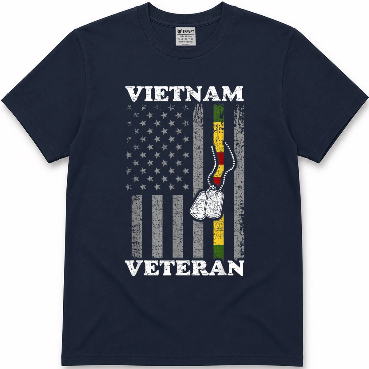 Patriotic American Proud Veteran Vietnam Veteran T-Shirt