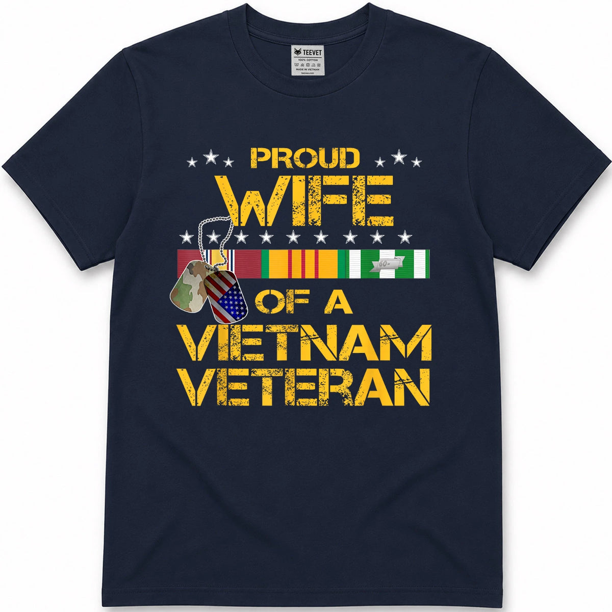 Proud Wife of A Vietnam Veteran My Husband is A Hero T-Shirt T-Shirt