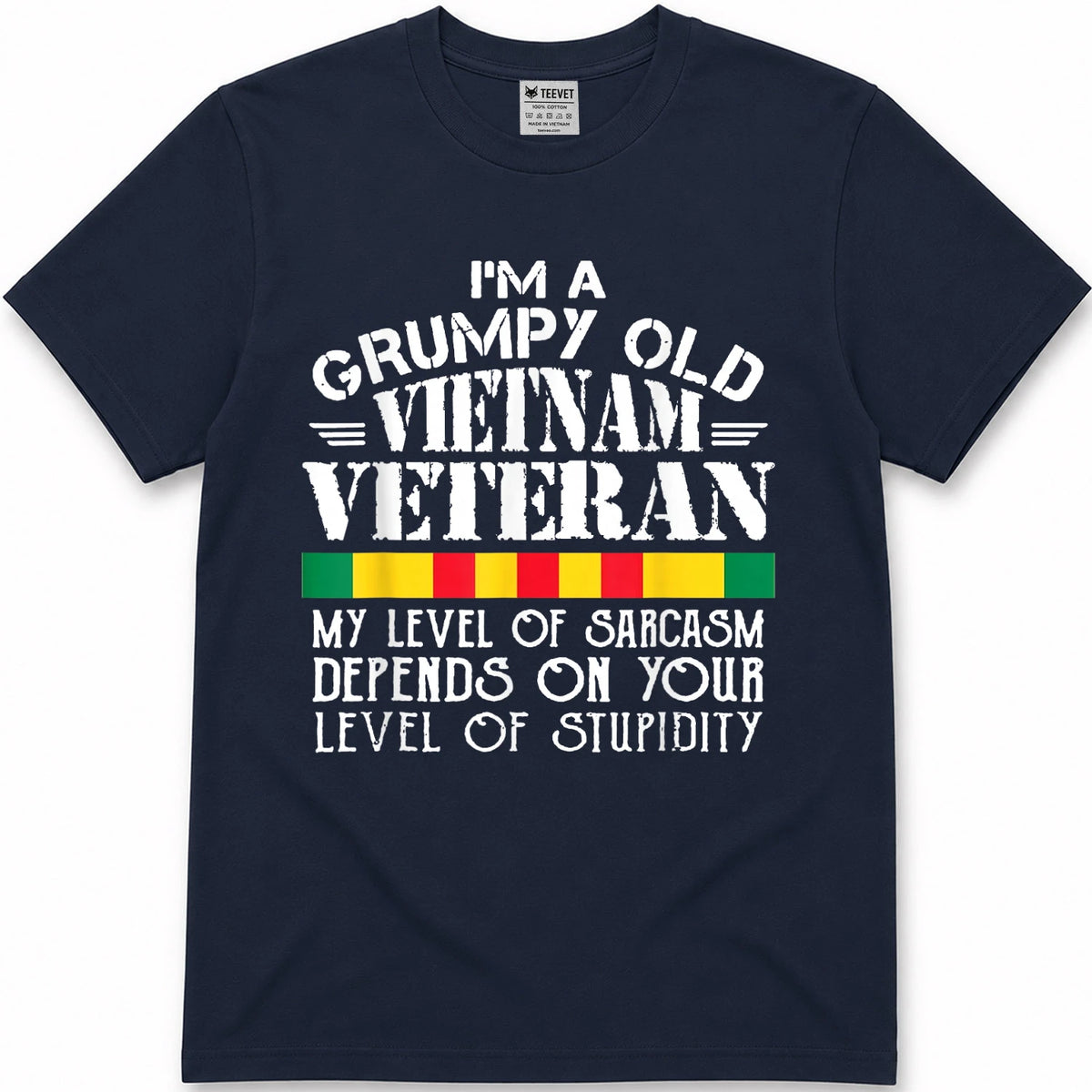 Never Underestimate an Old Man Who is Also Vietnam Veteran T-Shirt