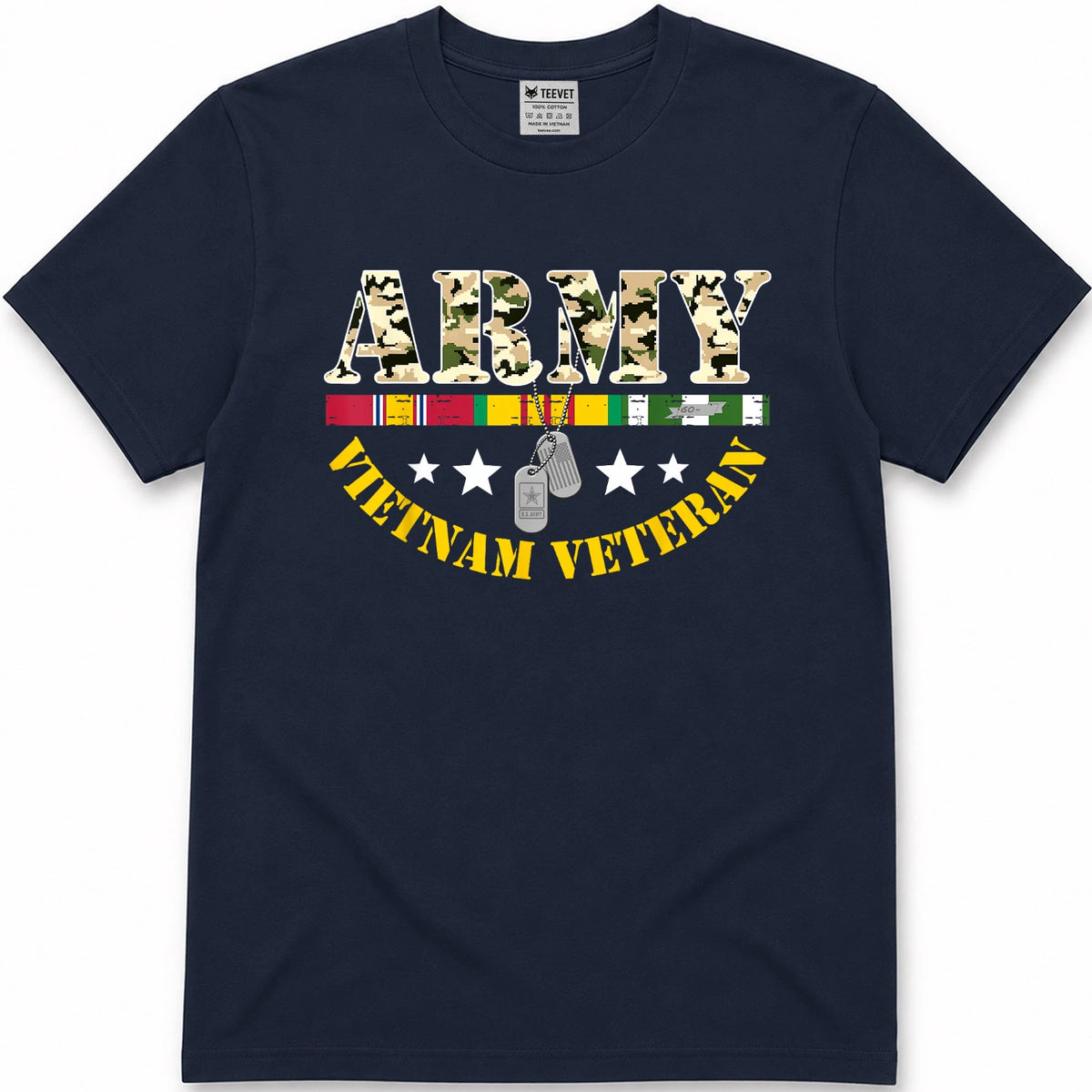 US Army Vietnam Veteran USA Flag Shirt, Veteran Vietnam Army T-Shirt