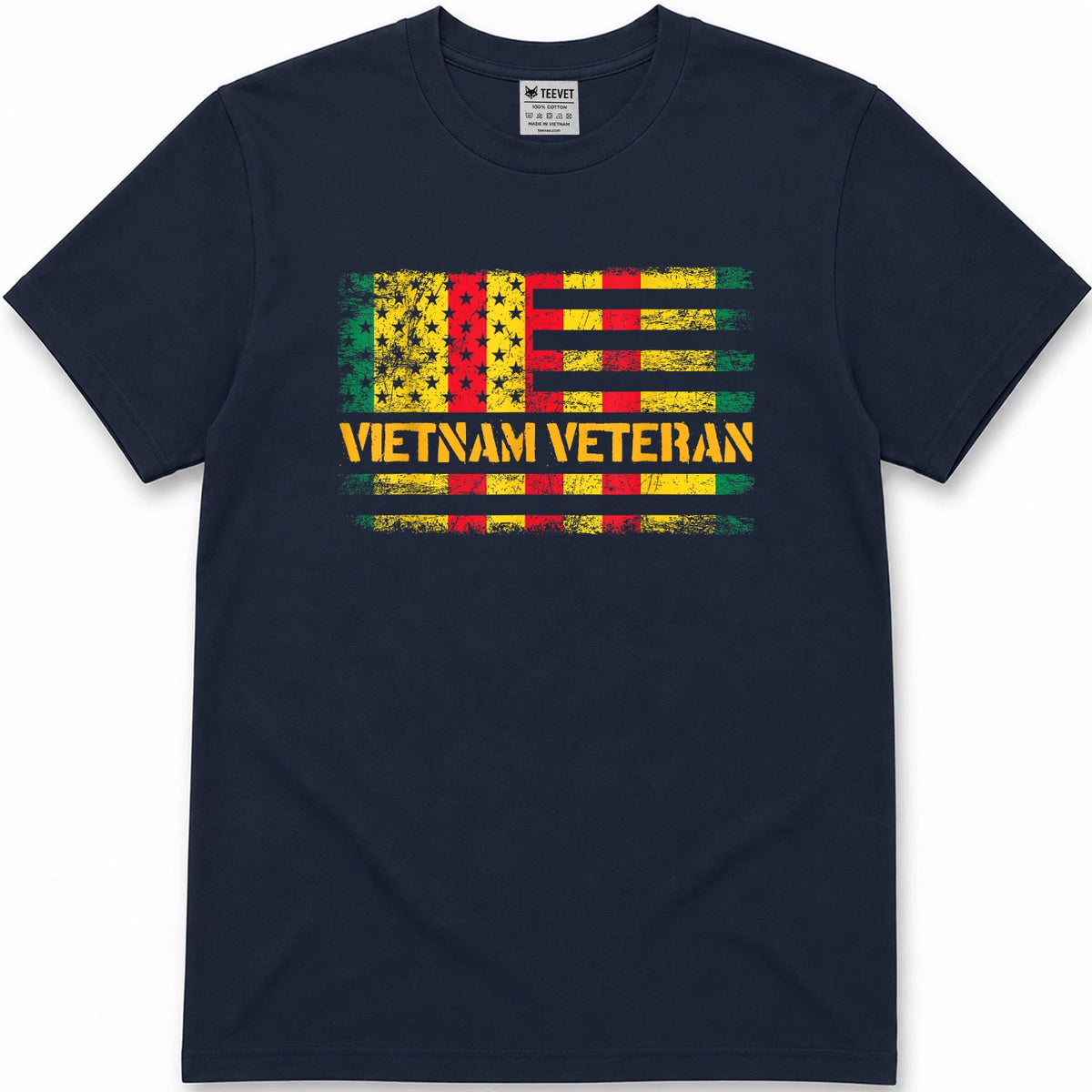Proud Retired Men USA Vietnam Veteran T-Shirt