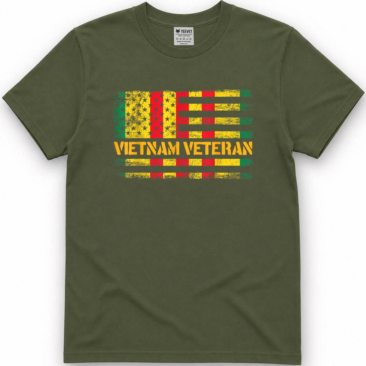 Proud Retired Men USA Vietnam Veteran T-Shirt