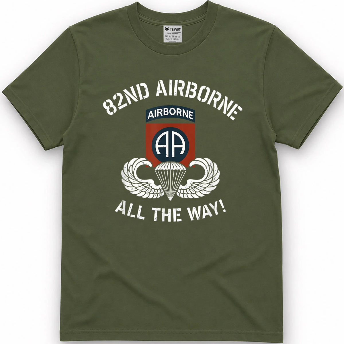 82nd Airborne Division Infantry Paratrooper Vietnam Veteran T-Shirt