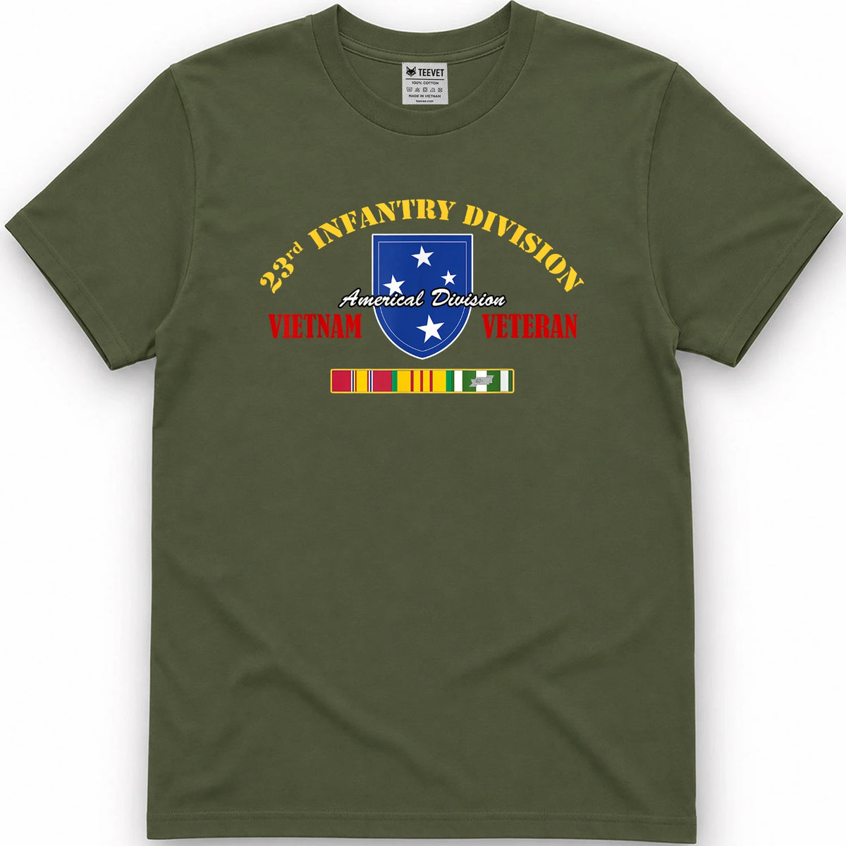 23RD INFANTRY DIVISION Vietnam Veteran T-Shirt