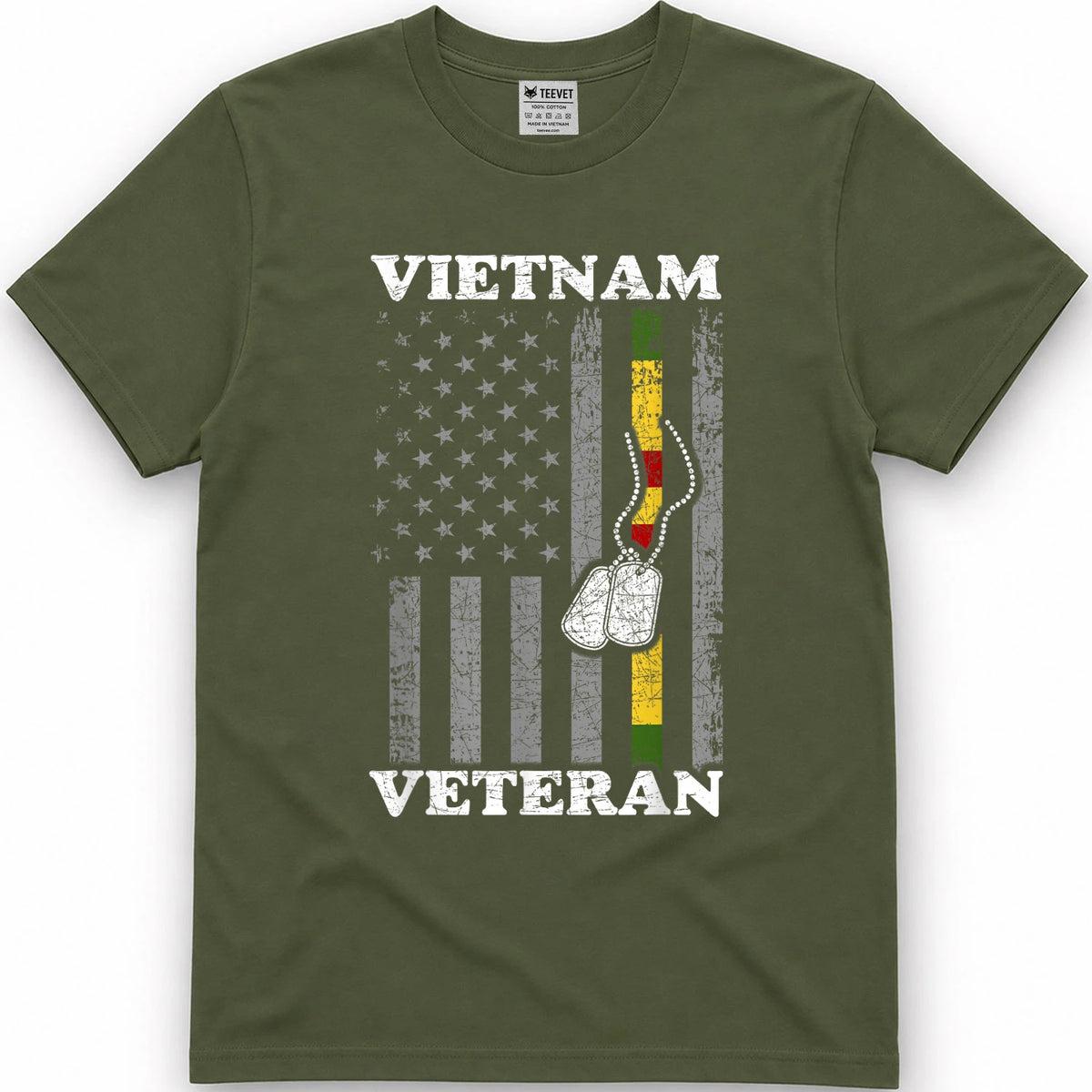 Patriotic American Proud Veteran Vietnam Veteran T-Shirt