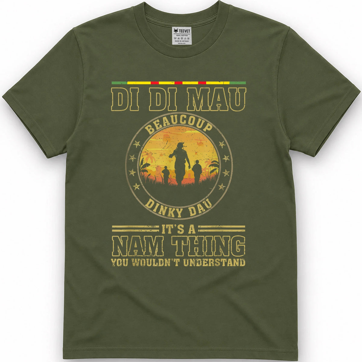 Di Di Mau Dinky Dau It's Nam Thing Funny Vietnam Veteran T-Shirt