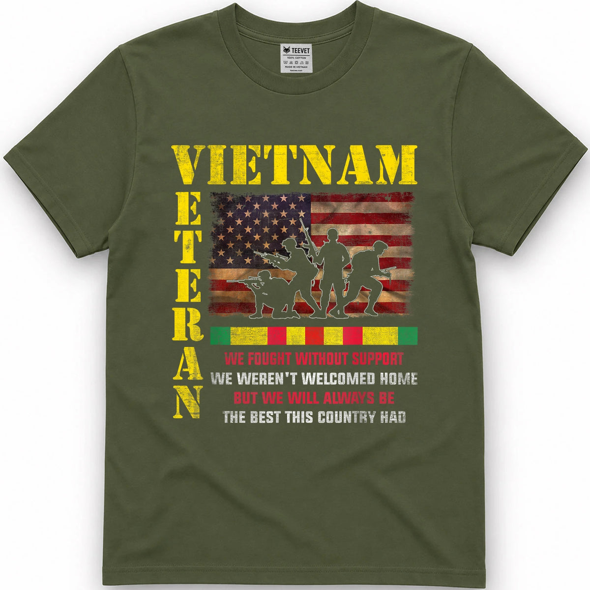 Vietnam Veteran - The Best America Had Military Family T-Shirt