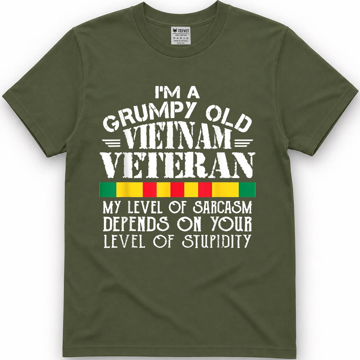 Never Underestimate an Old Man Who is Also Vietnam Veteran T-Shirt